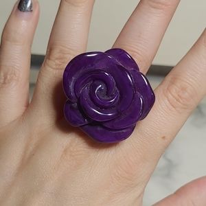 Purple Rose Ring